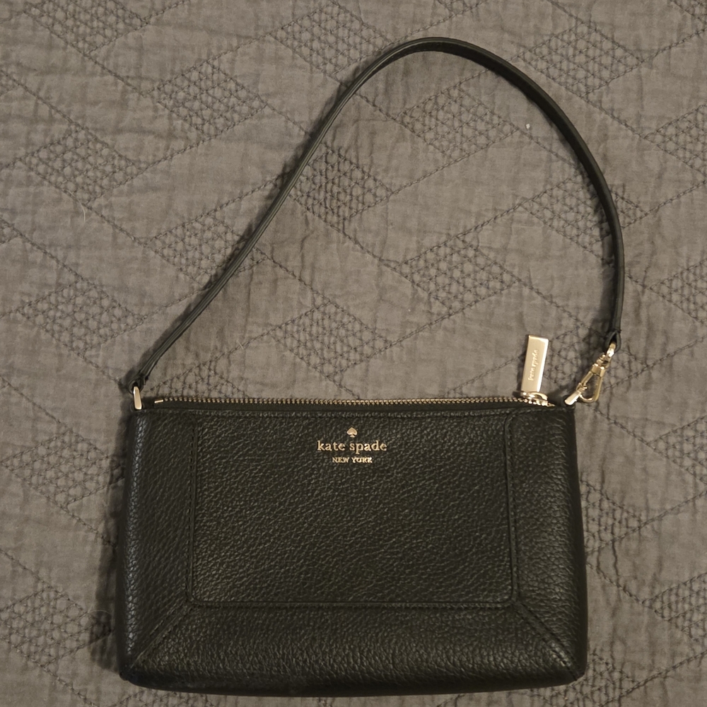Kate Spade Black Leather Shoulder Bag